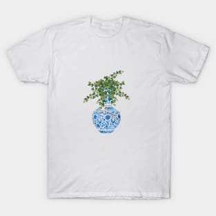 Chinese Ming Vase with Ivy T-Shirt